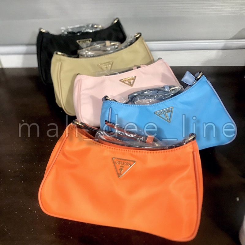 GUESS LITTLE BAY SHOULDER BAG with WIDE STRAP SLING Shopee Philippines