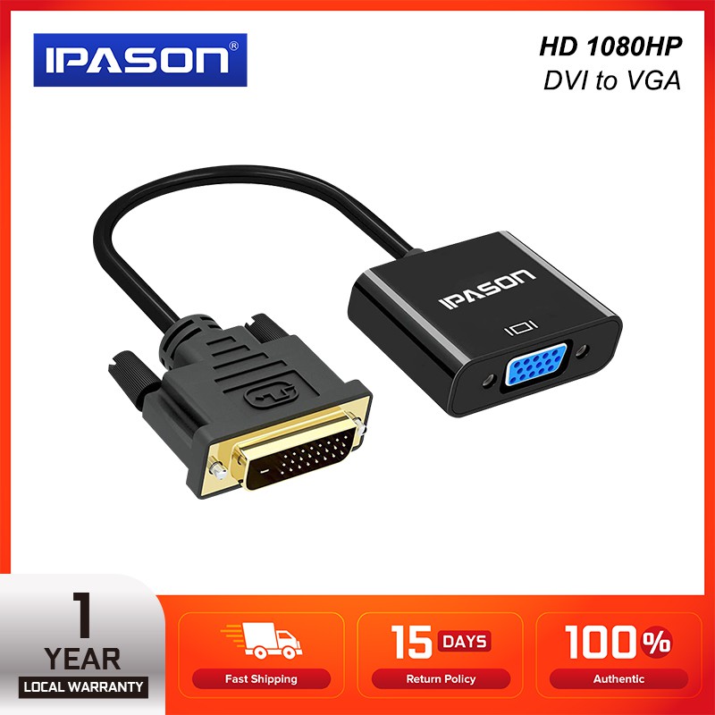 24 1 25 Pin DVI d VGA Adapter DVID/DVI to VGA Active/Converter/Cable