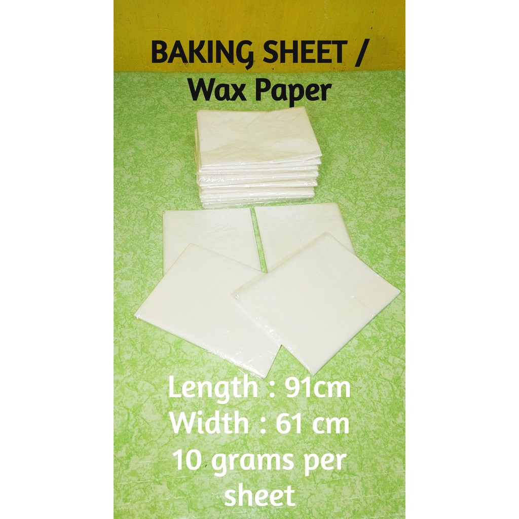 BAKING SHEET, BAKING PAPER, WAX PAPER Shopee Philippines