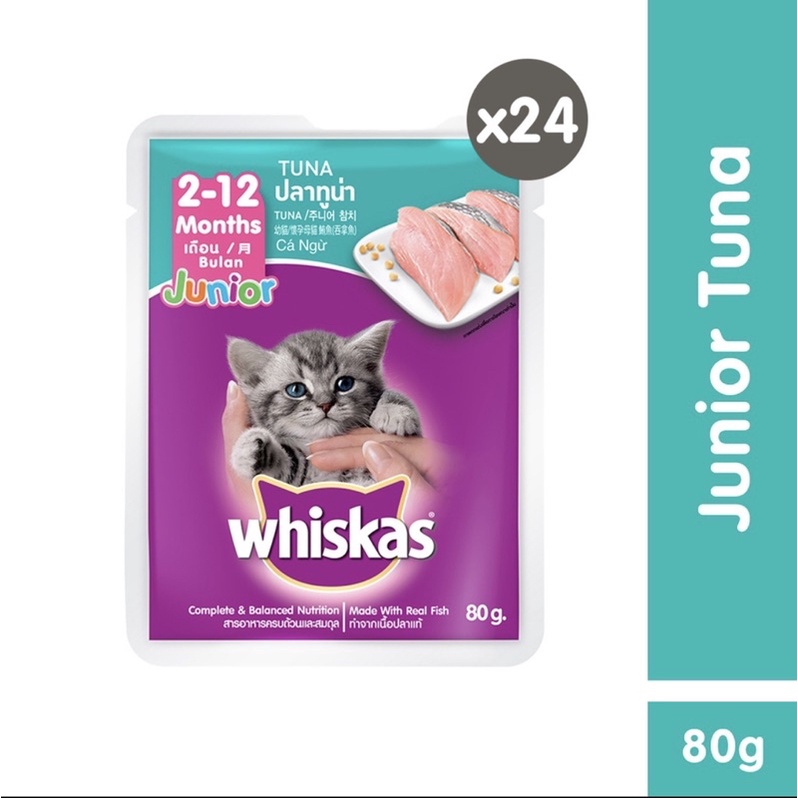 Whiskas Jr. Cat Wet Food Tuna (85g) Shopee Philippines