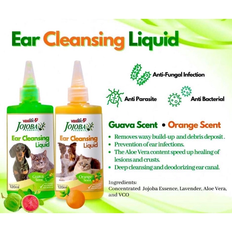 Jojoba Ear Cleansing Liquid 120ml Shopee Philippines