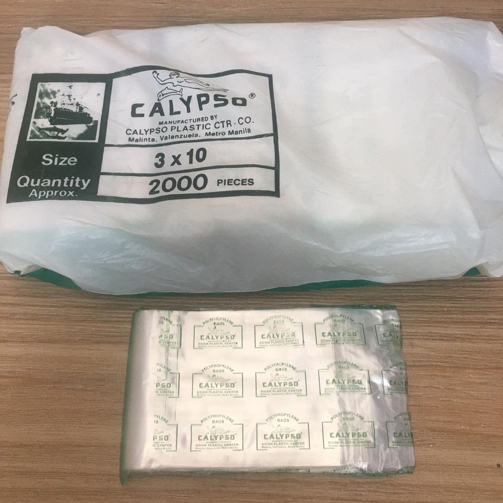 Calypso 3x10 PP Clear Plastic (Linaw) Shopee Philippines