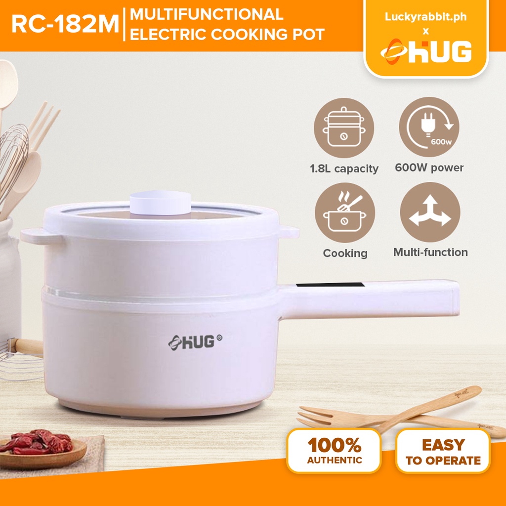 Multifunction Electric Cooker Pot NonStick Inner Pot with Steamer