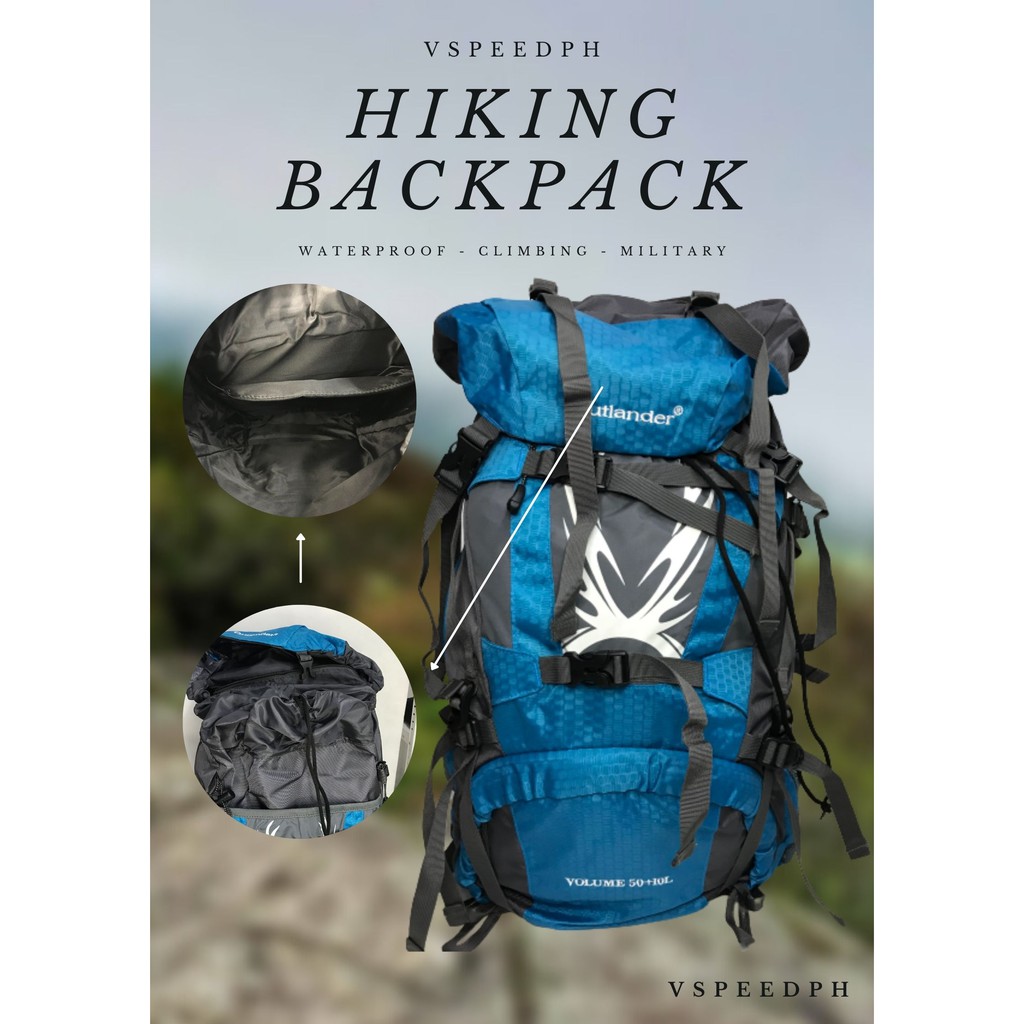 Bags Outlander Hiking Backpack Waterproof backpack Mountain Bag