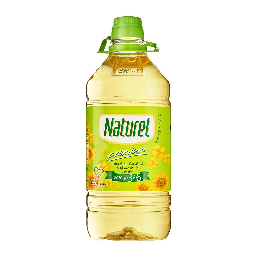 Naturel Premium Canola & Sunflower Oil From Malaysia (3.3ltr) Shopee