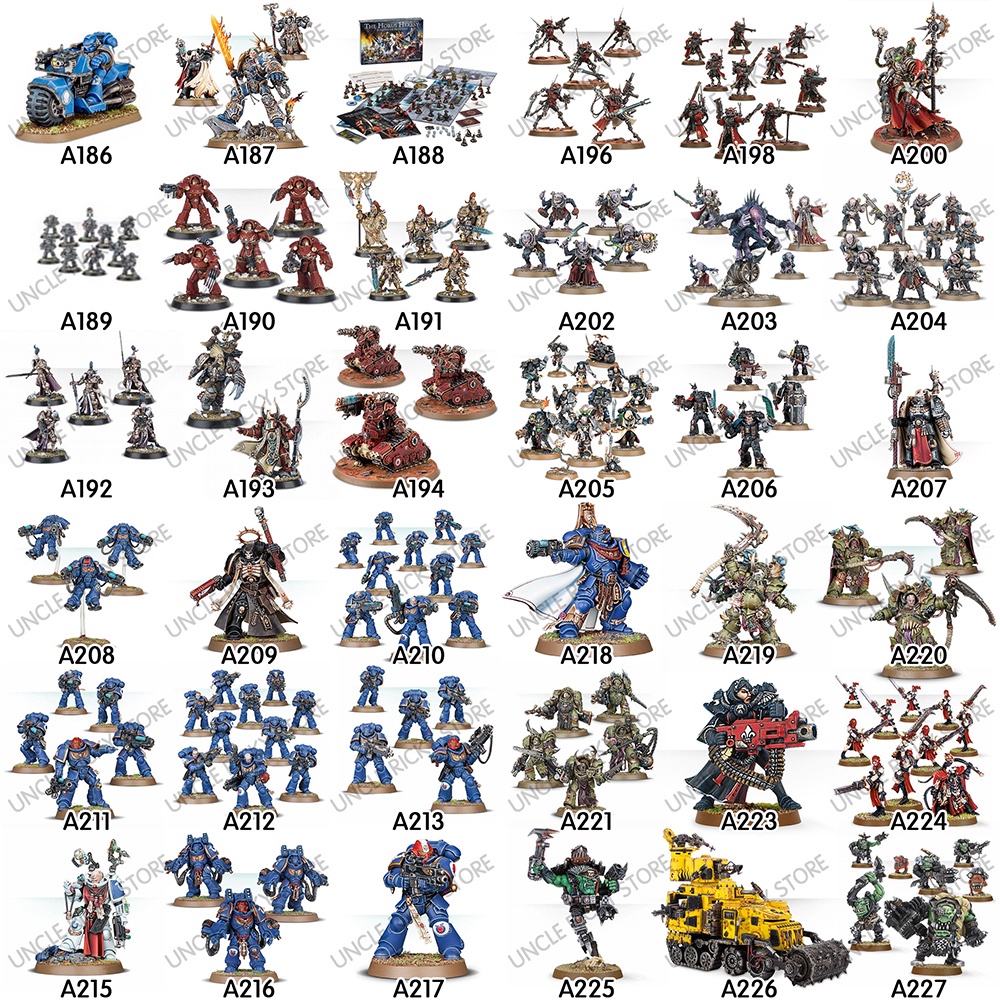 unpainted 40k warhammer miniatures recast resin figures kit space