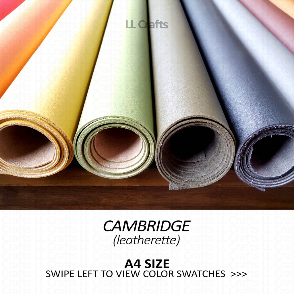 LL Crafts A4 size Faux Leather / Leatherette Raw Material Shopee