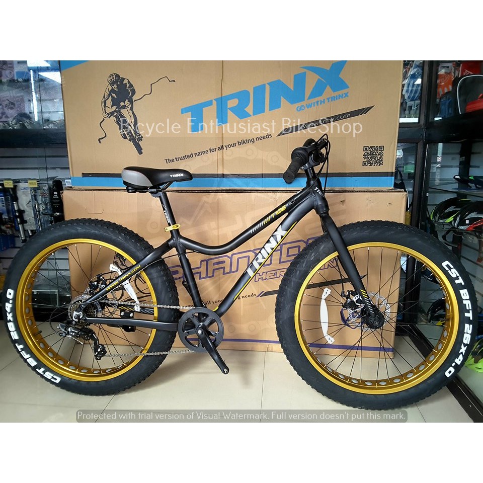 2018 Trinx T106 Mechanical Alloy Fat bike Bicycle Fatbike Shopee