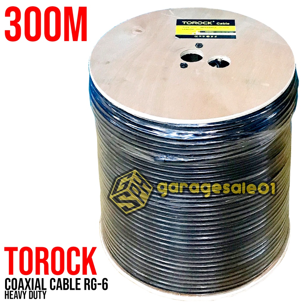 300M TOROCK Coaxial Cable RG6 Heavy Duty Shopee Philippines