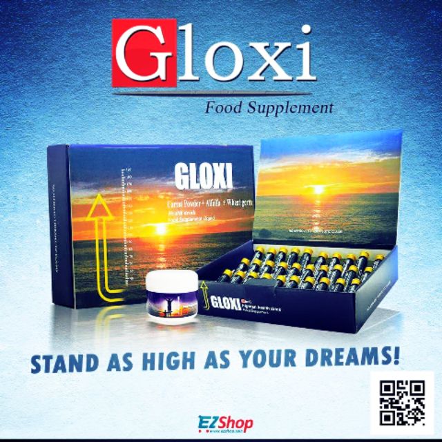 ORIGINAL GLOXI HEIGHT ENHANCER (free cream) Shopee