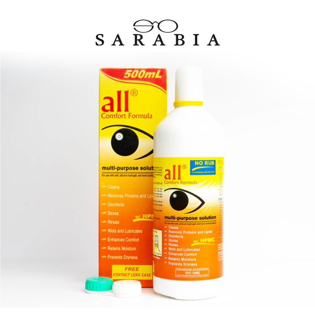All Comfort Contact Lens Solution Shopee Philippines