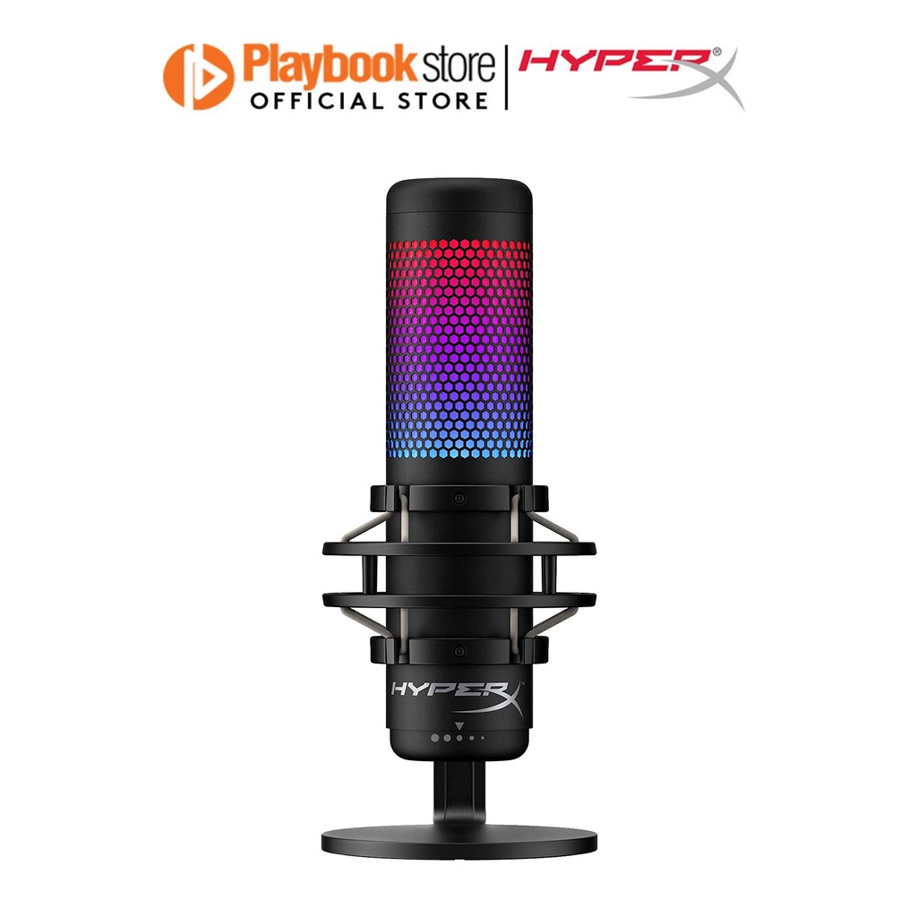 HyperX QuadCast S USB Condenser Fullfeatured Standalone RGB Gaming