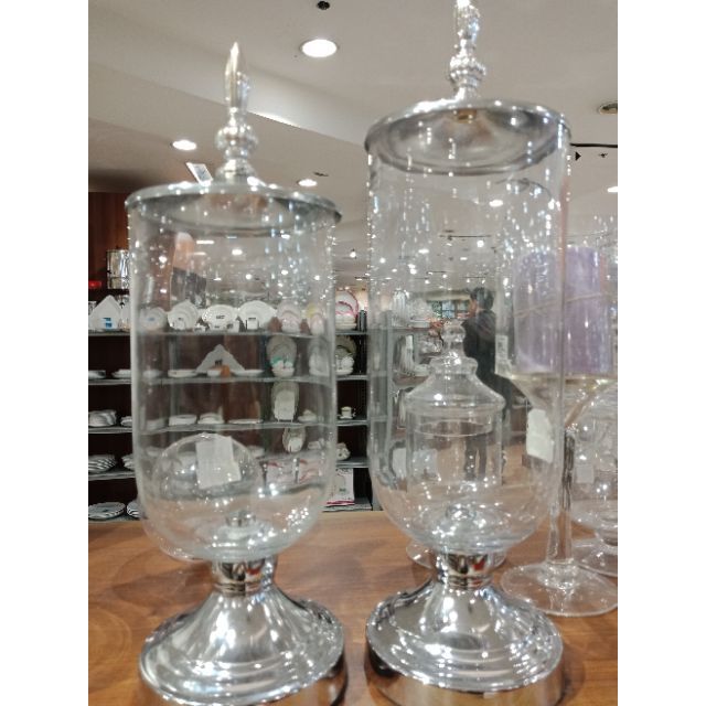 16" Apothecary jars with metal lid Shopee Philippines