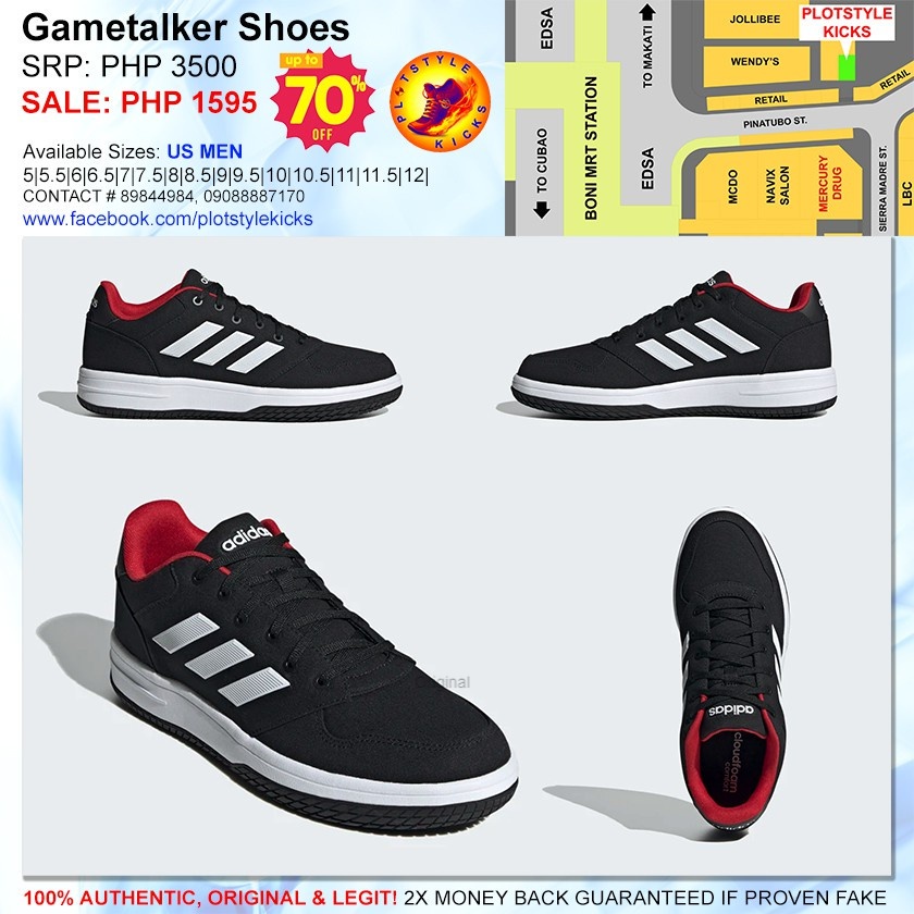 adidas BASKETBALL Gametalker Shoes Men Black EH1177 Shopee Philippines