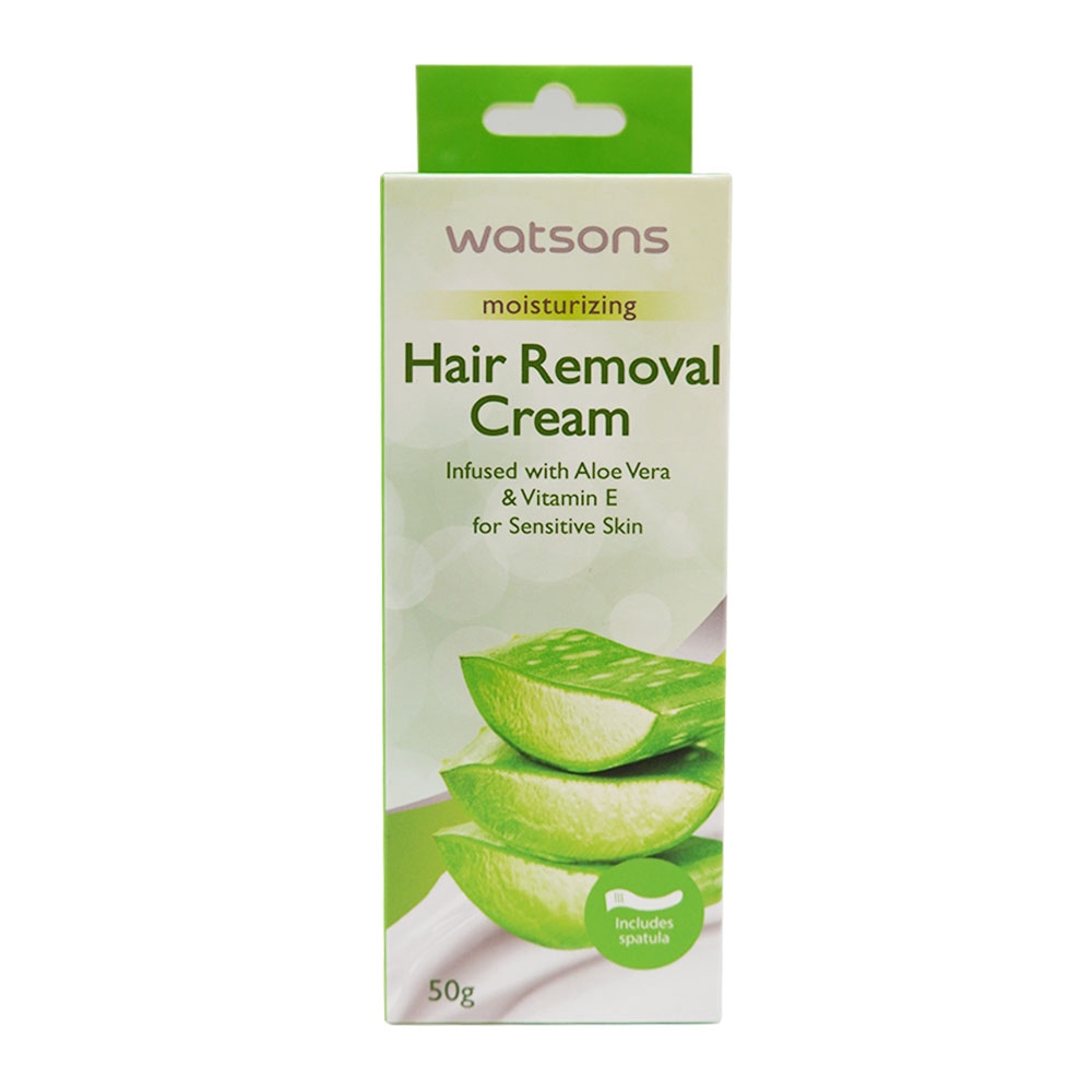 Watsons Aloe Vera & Vit E Hair Removal Cream 50g Shopee Philippines