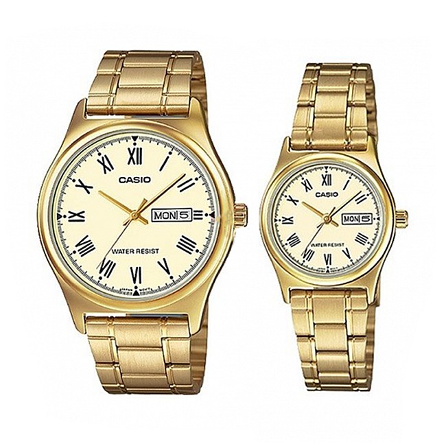 Casio Roman Numerals Couple Watch MTP/LTPV006G Shopee Philippines