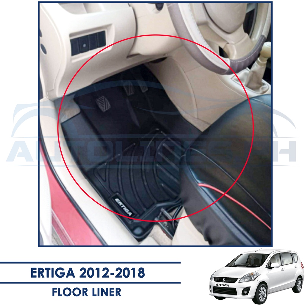 SUZUKI ERTIGA 2012 2018 FLOOR LINER DEEP DISH MATTING Shopee