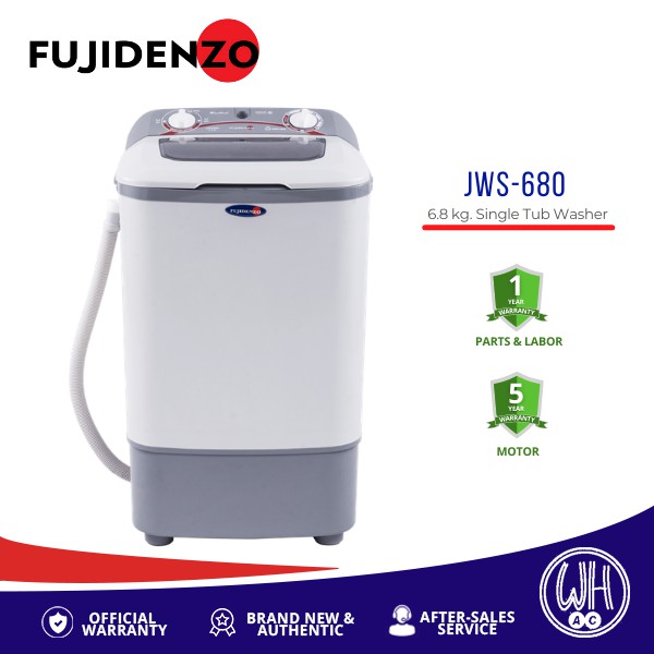 Fujidenzo 6.8 kg Single Tub Washing Machine JWS680 Shopee Philippines