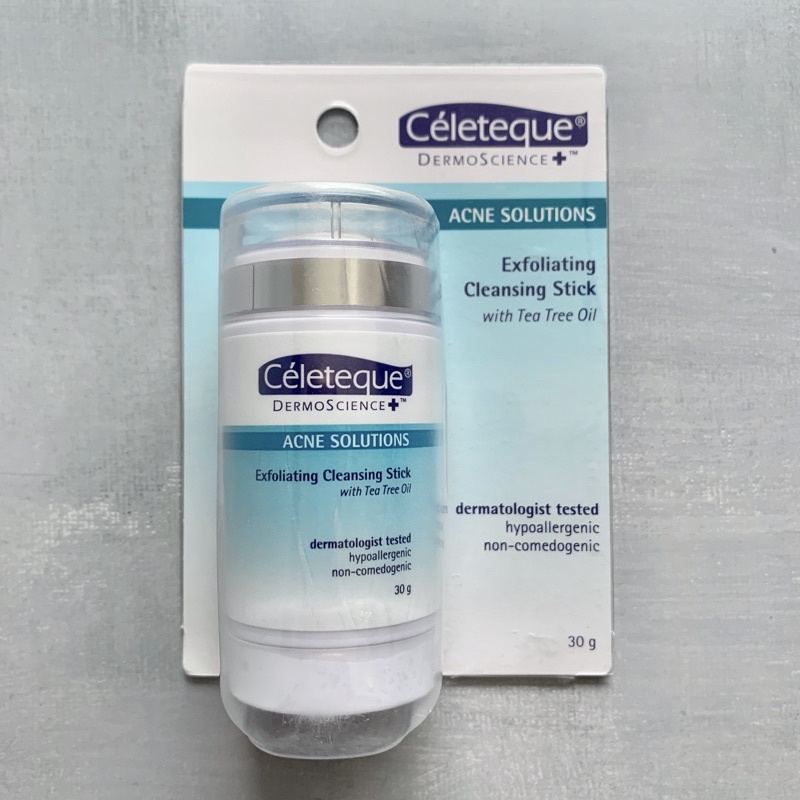 CELETEQUE DERMOSCIENCE ACNE SOLUTIONS EXFOLIATING CLEANSING STICK 30g Shopee Philippines