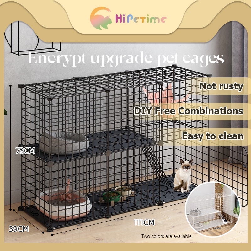 DIY 111*39*73CMCat cage small pet cage Shopee Philippines