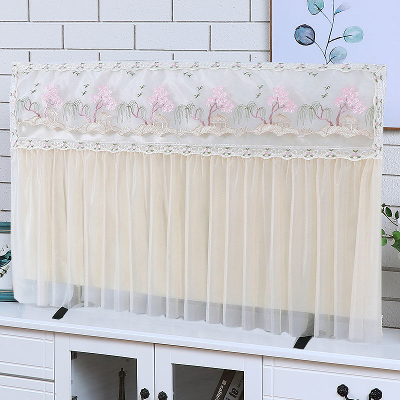 Hanging TV Lace Dust Cover 32inch 55inch TV Dust Cover TV