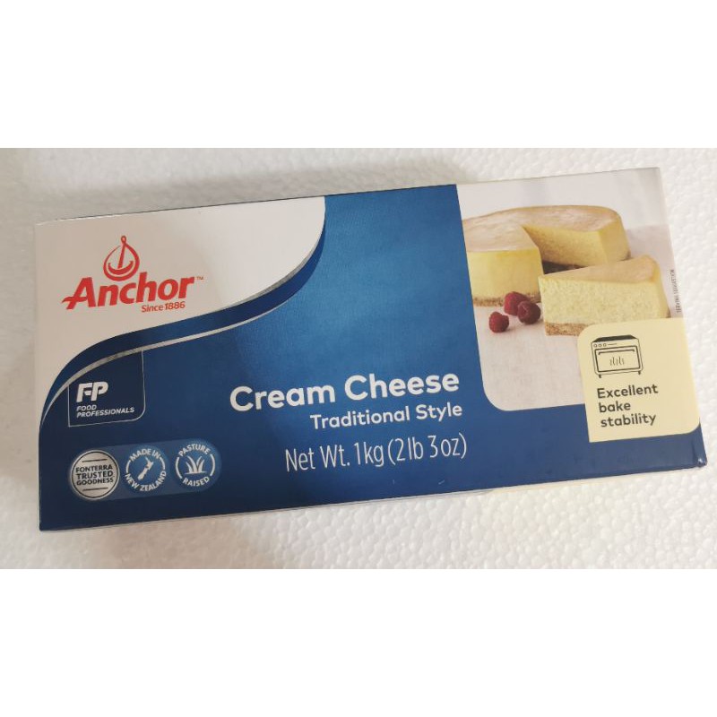 Anchor Cream Cheese 1kg block Shopee Philippines