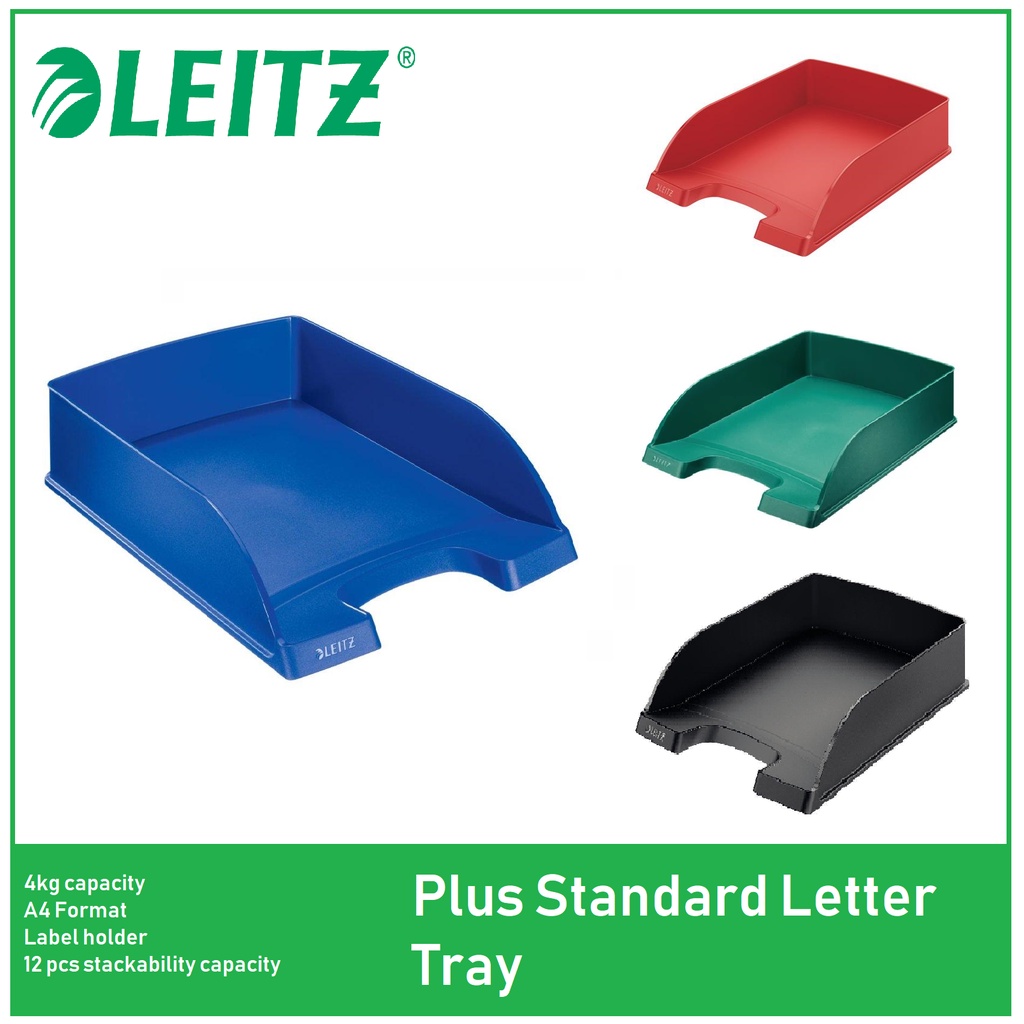 Leitz 5227 Plus Standard Letter Tray Plastic File Tray MADE IN EUROPE