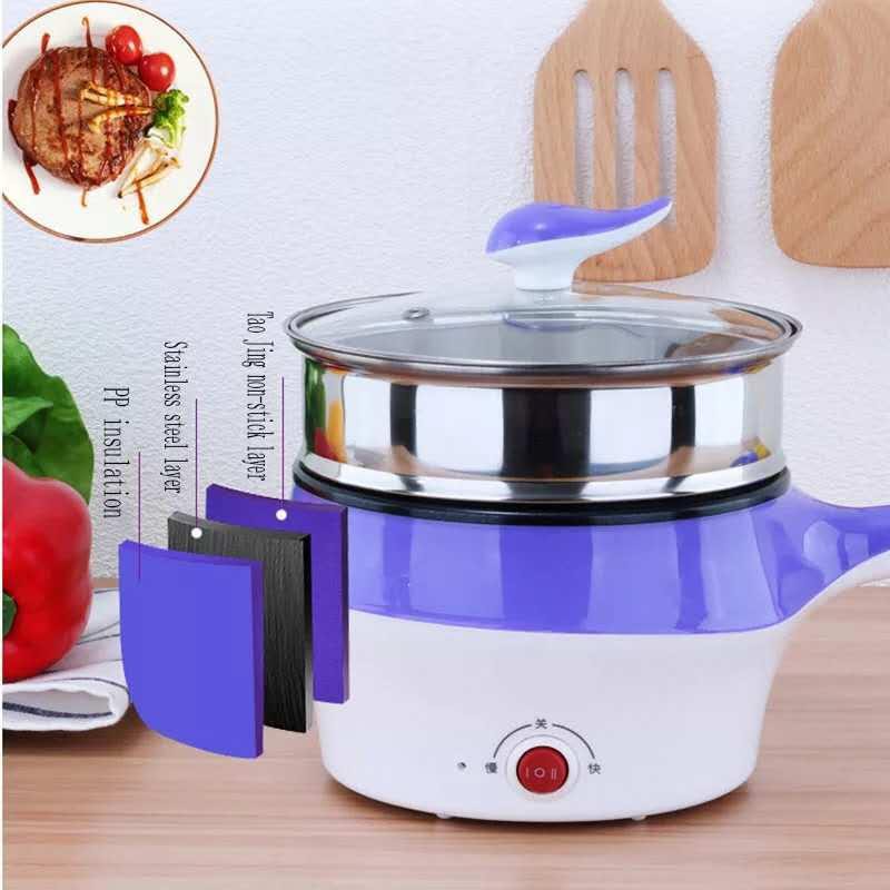 Korean multifunction 18 cm nonstick electric frying pan, cooking pot