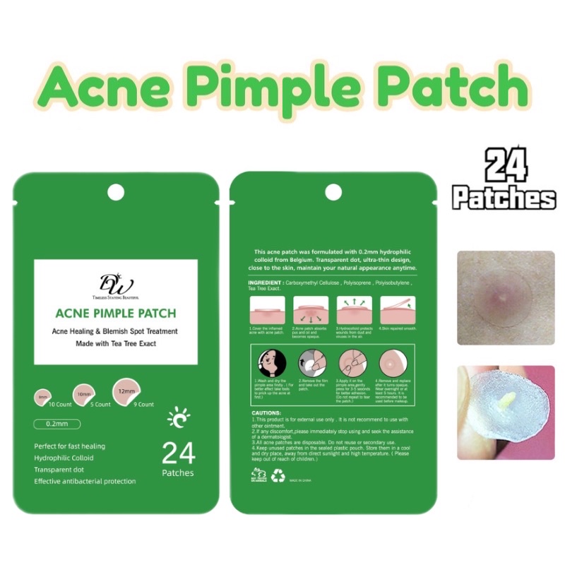 Acne Pimple Patch Invisible Acne Stickers (24 patches) Shopee Philippines
