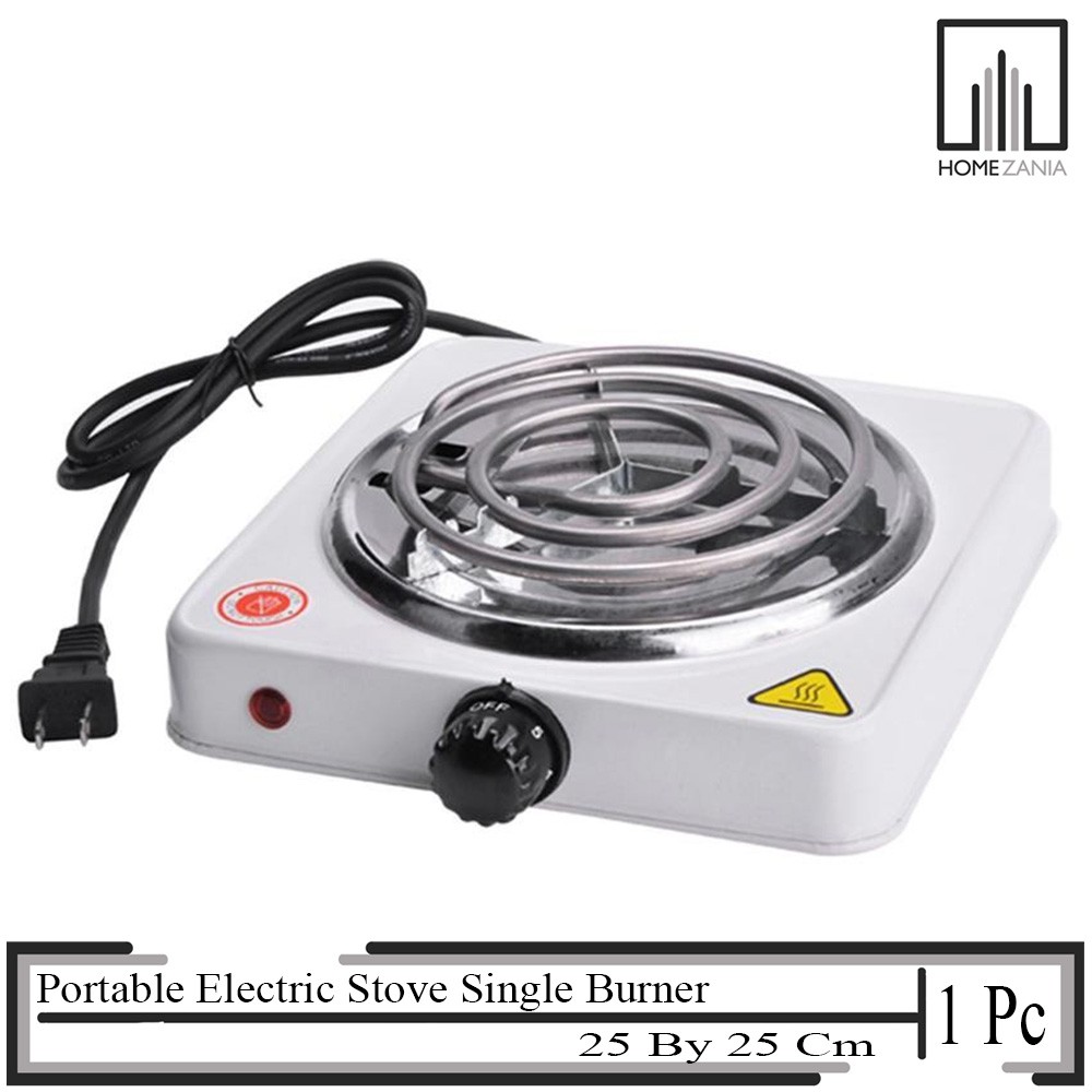 Home Zania Portable Electric Stove Single Burner 25 By 25 Cm Shopee