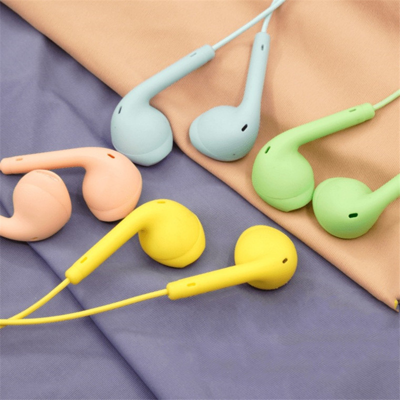 Macaron Universal Headset MultiFunction Answer Call Button inearphone Wired earphone InEar 3