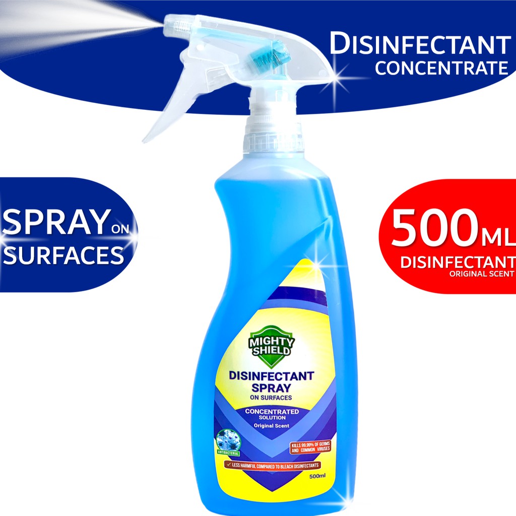 Mighty Shield DISINFECTANT SPRAY 500ML SPRAYER DISINFECTANT 500ML