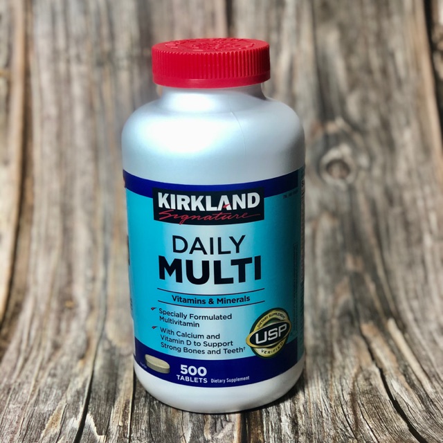 KIRKLAND Daily Multi Vitamins & Minerals 500 Tabs Shopee Philippines