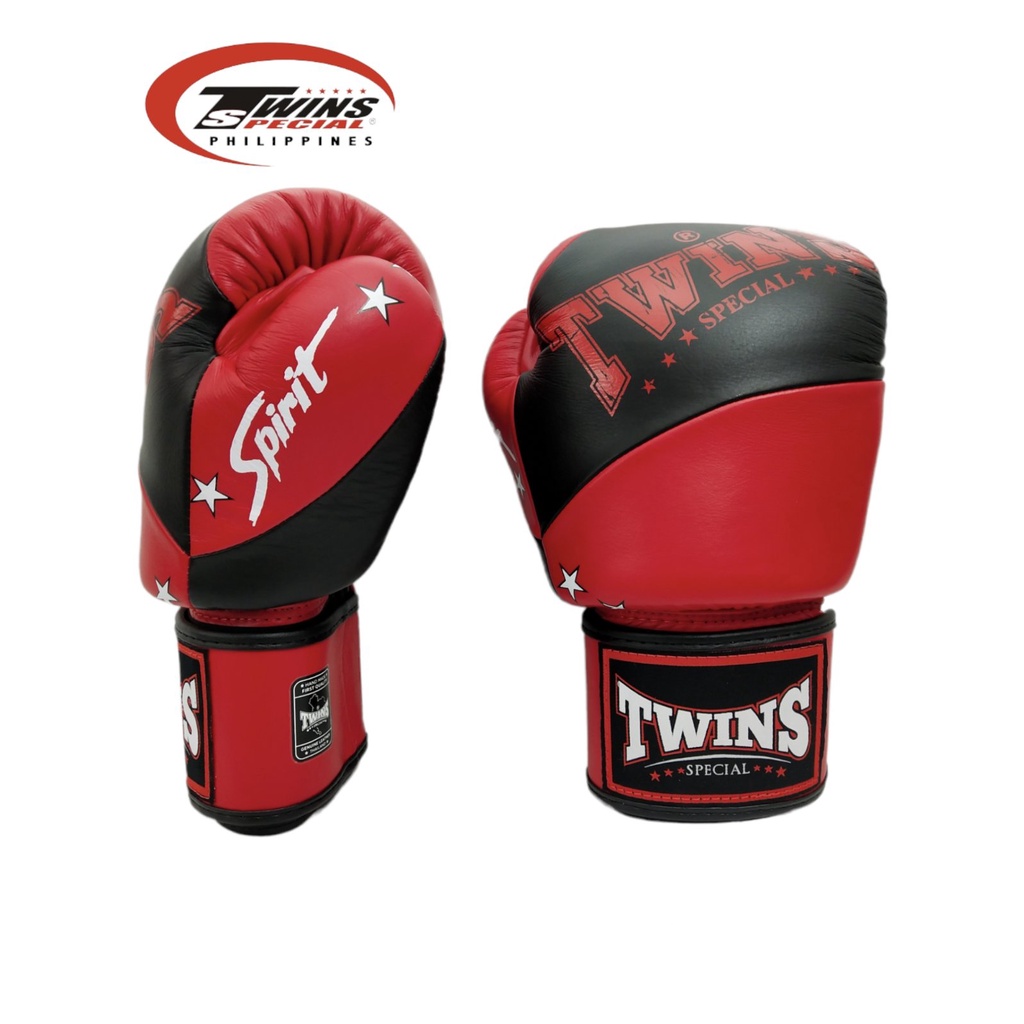 TWINS SPECIAL Fancy Boxing Gloves Spirit [Black/Red] Shopee Philippines