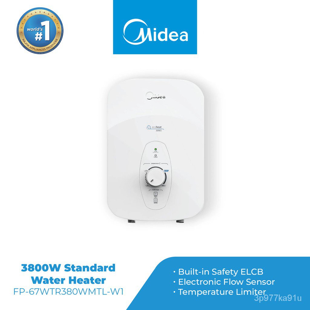 Midea Mechanical Shower Heater. FP67WTR380WMTLW1 Shopee Philippines