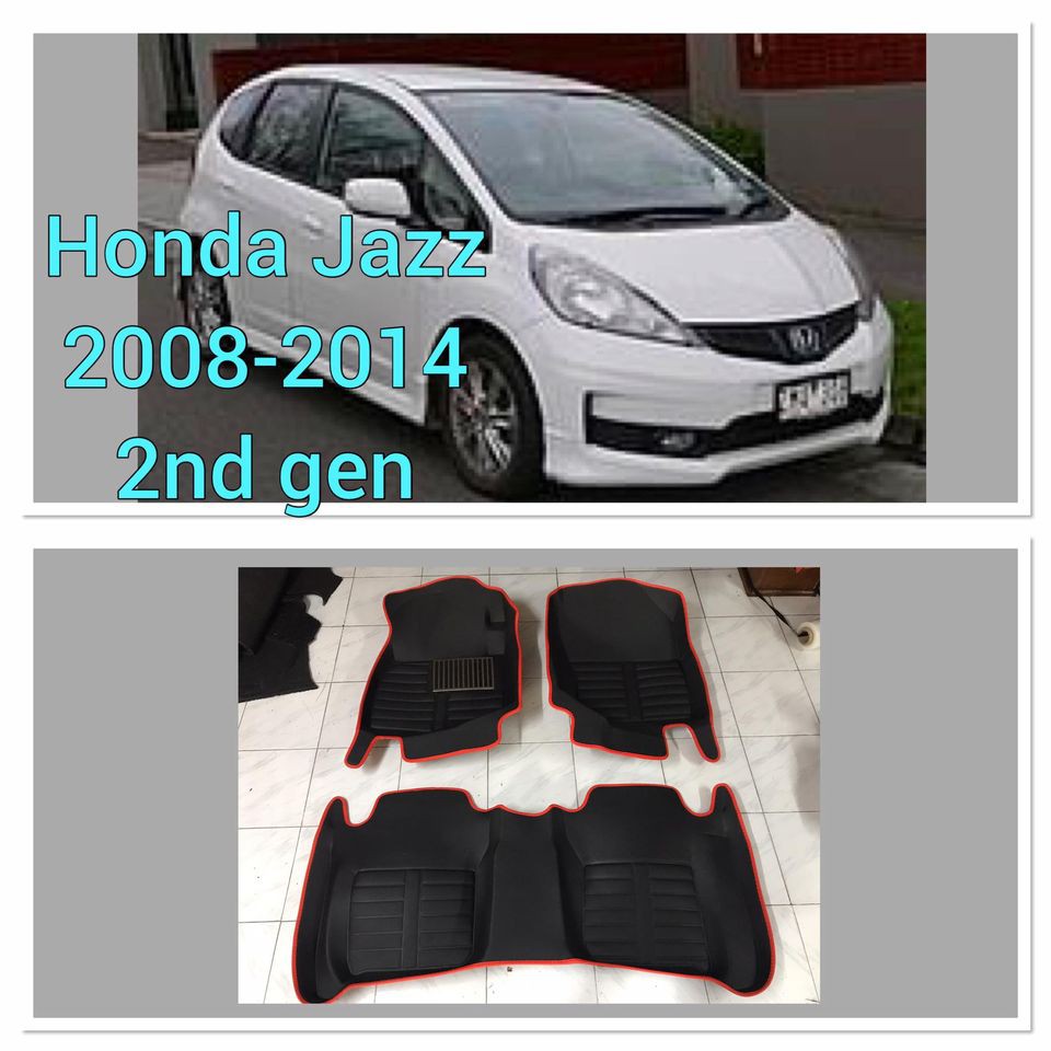 Honda Jazz 20082014 2nd gen Deepdish Matting Jazz Deep Dish car mat