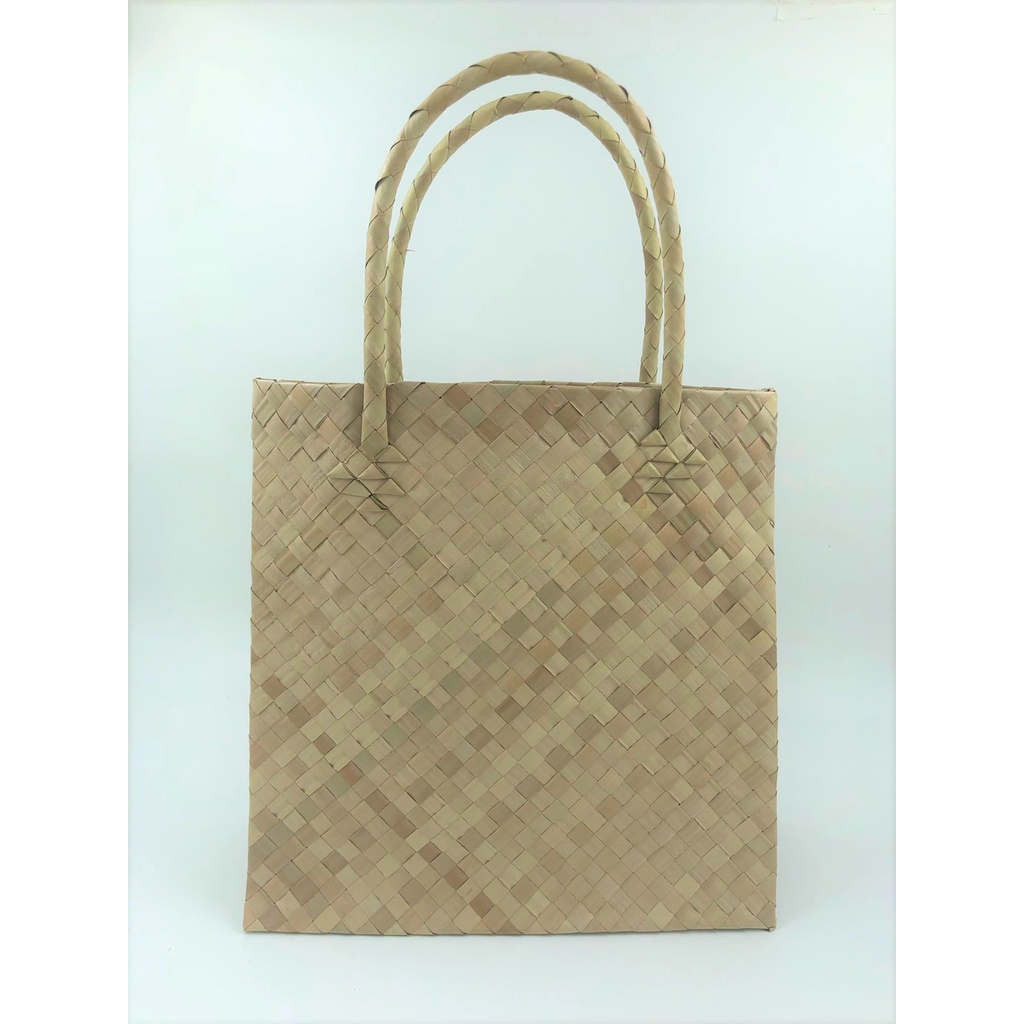 Natural Buri Bag 12x5x12inch Shopee Philippines