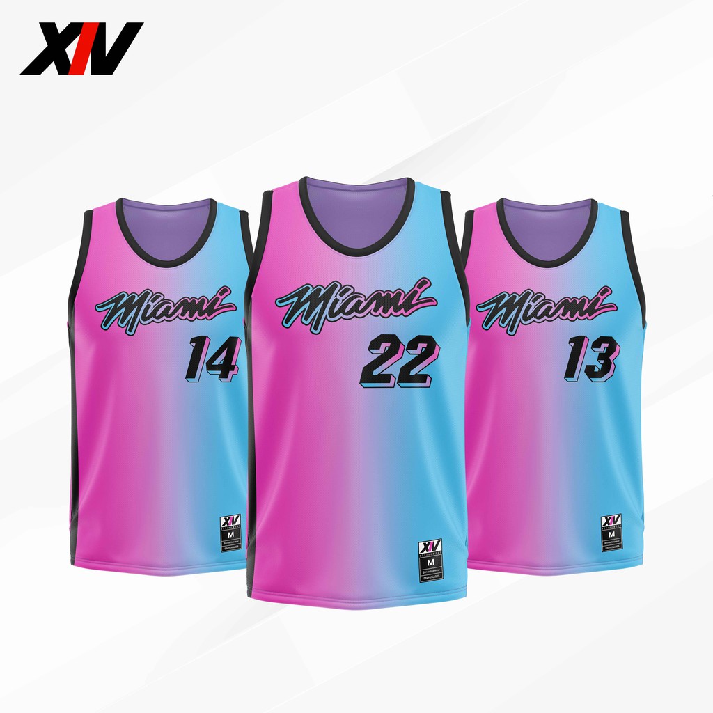 Miami Heat Vice Versa City Edition Jersey 2021 Shopee Philippines