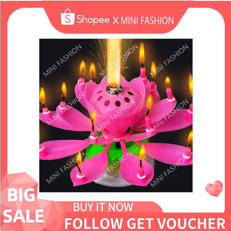 Birthday Party Needs Music Candle Birthday Party Supplies Decorations Cake Candles 1PC Shopee
