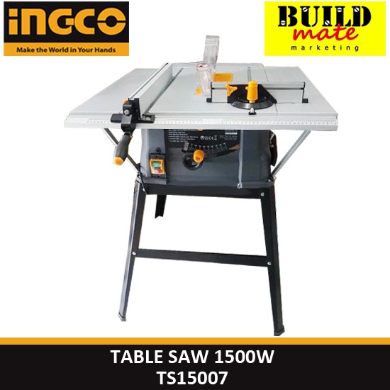 INGCO Table Saw 1500W TS15007 🔥HIGH QUALITY🔥 Shopee Philippines