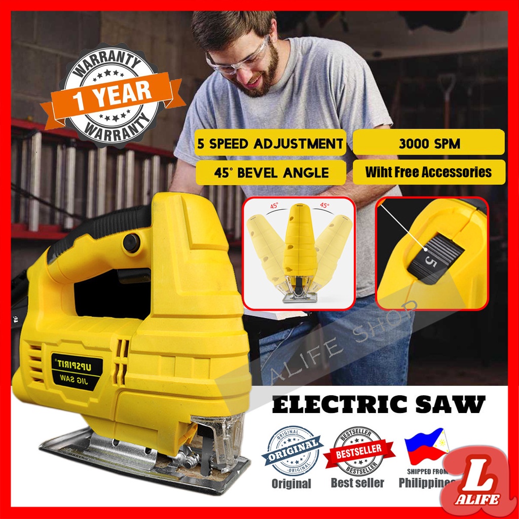 Jig Saw 5 Variable Speed Electric Saw With Pieces Blades