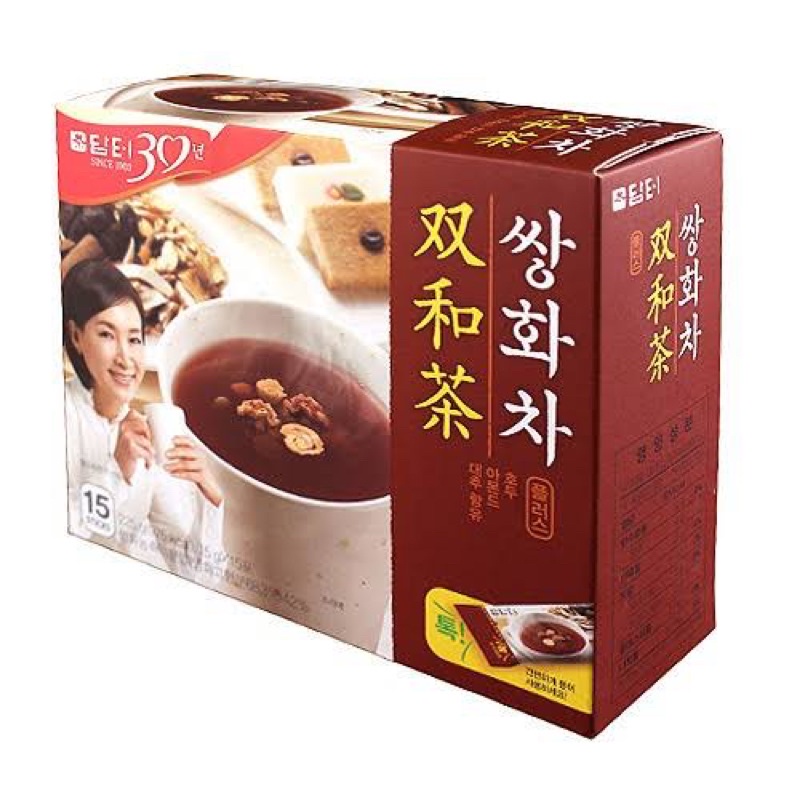 Damteo Damtuh Korean Traditional Ssanghwa Tea 15T Walnut Almond Jujube