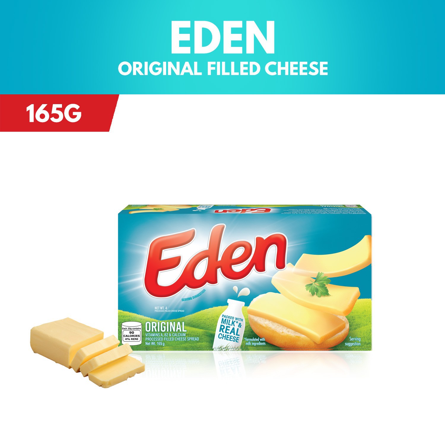 Eden Original Filled Cheese 165g Shopee Philippines