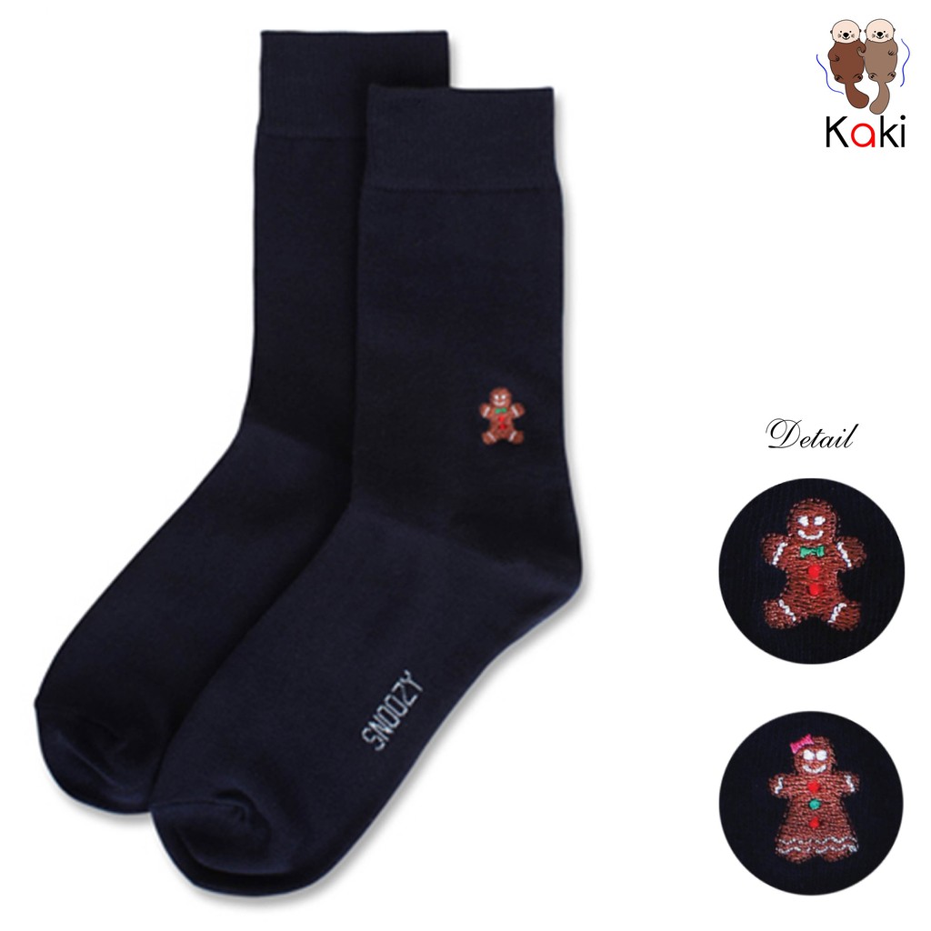 Long Socks (Embroidery Series Gingerman) Shopee Philippines