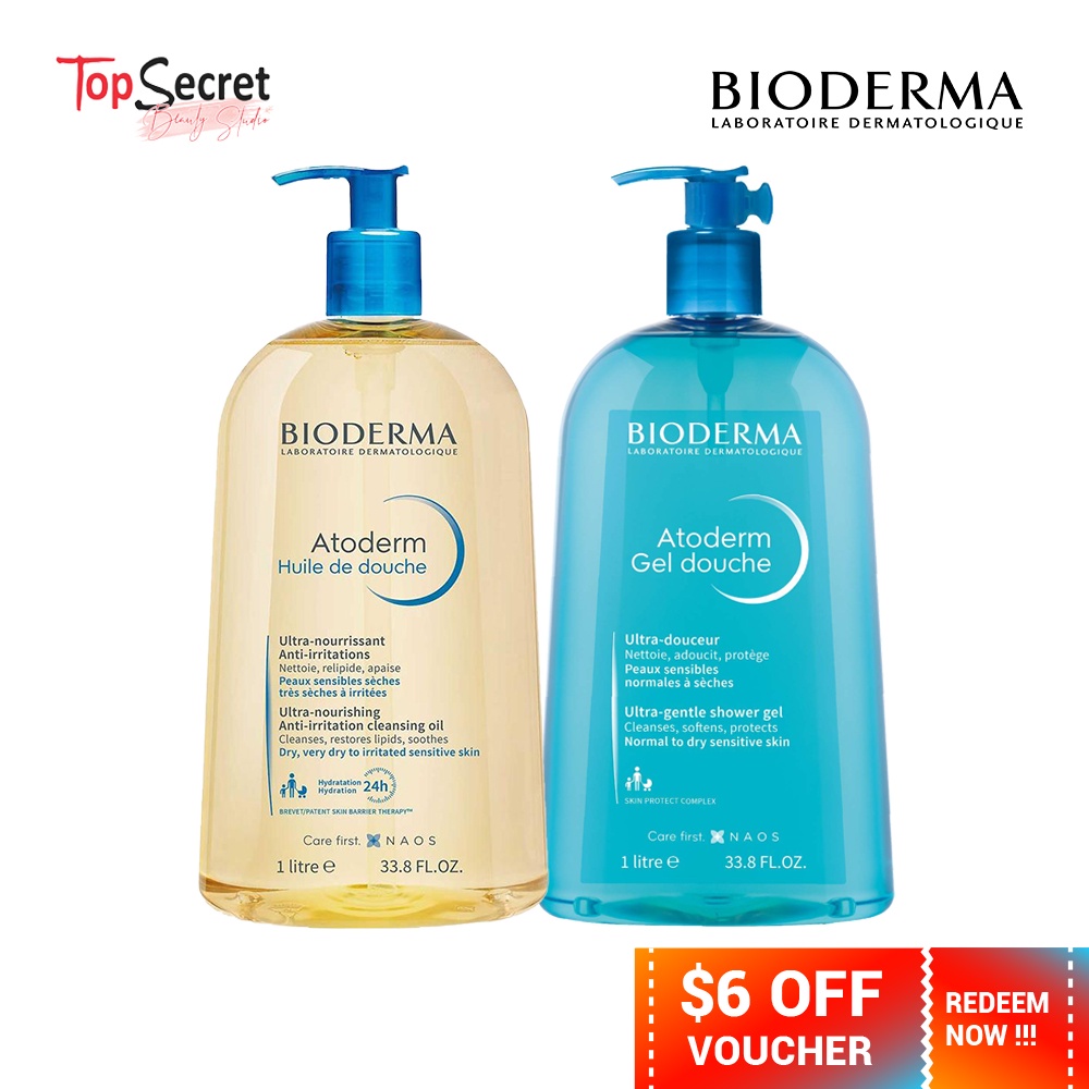 Bioderma Atoderm Huile de douche AntiIrritation Face & Body Cleansing