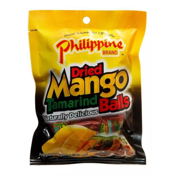 Phil Brand Dried Mango Balls 100g Shopee Philippines