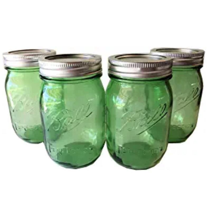 Original 16oz Vintage Collection Green Ball Mason Jar (2 jars) Shopee Philippines