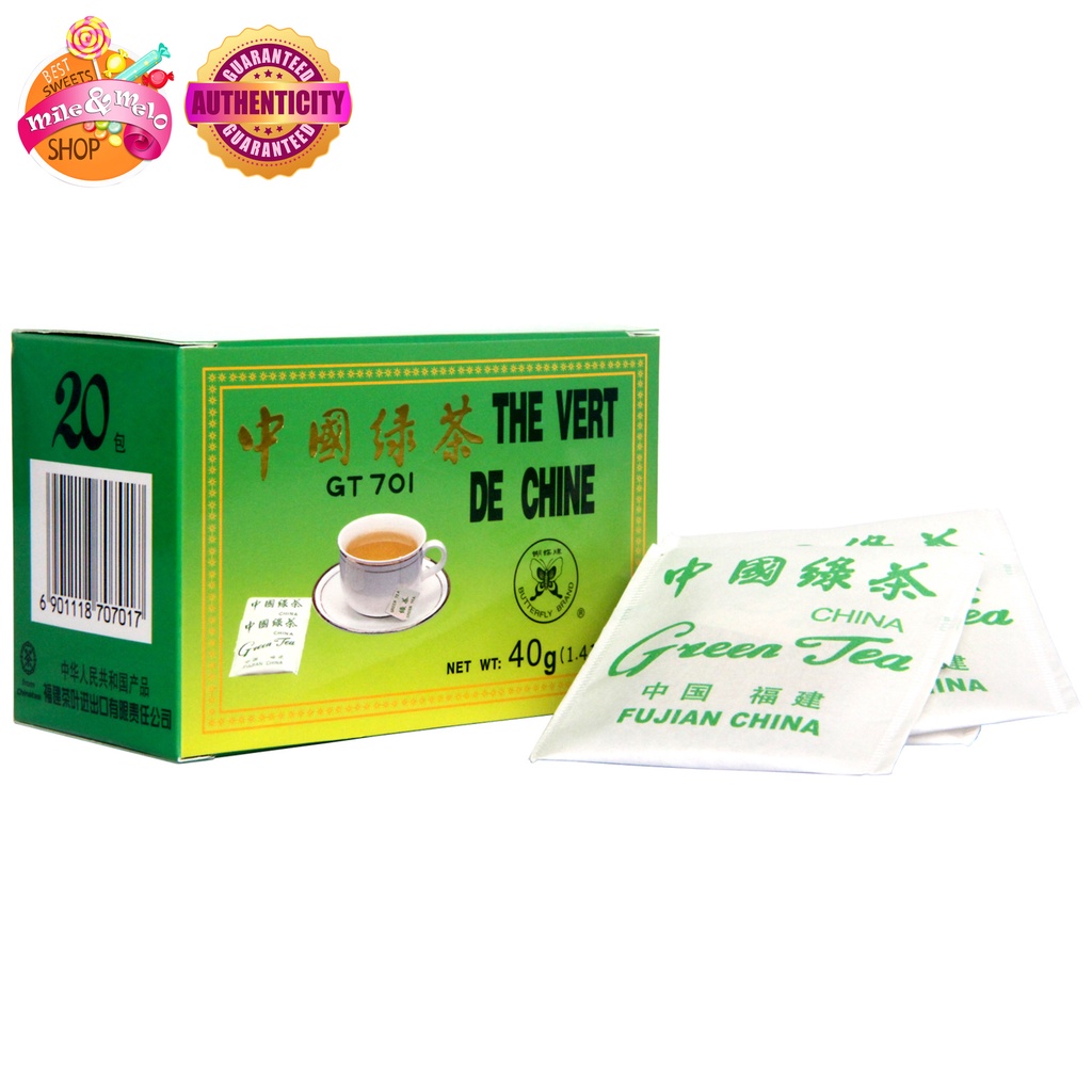 Authentic Te Verde China Green Tea 20s Shopee Philippines