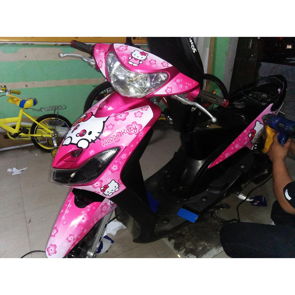 Yamaha mio sporty hello kitty sticker decals Shopee Philippines