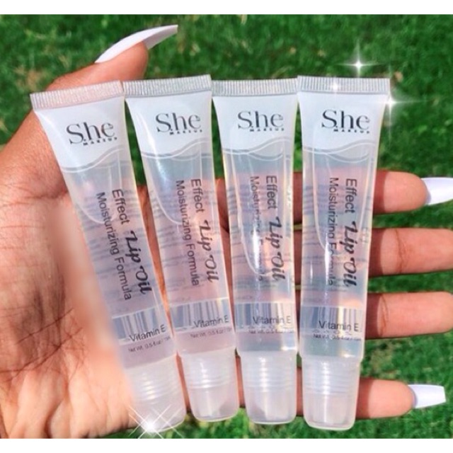 SHE MAKEUP Vitamin E Moisturizing Lip Oil Clear Lip Gloss Lipgloss Shopee Philippines